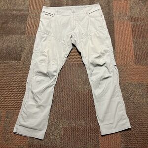 Kuhl Kontra Air Pants Mens 38x32 Grey Vented Hiking Articulated Lightweight
